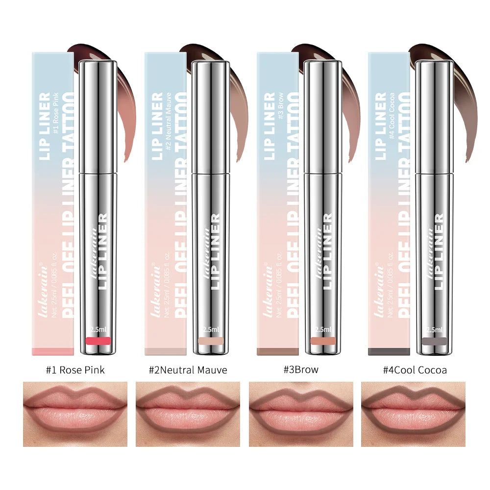 4 Colors Peel Off Lip Liner