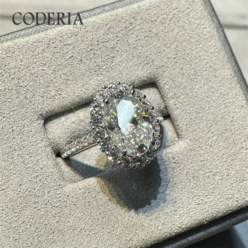 18K White Gold Plated 925 Sterling Silver Ring