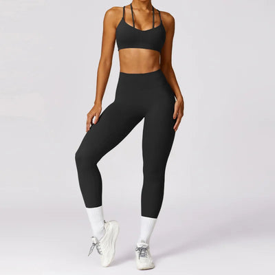2 Pcs Seamless Yoga Suit