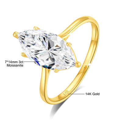 High Quality 14K Gold Rings for Women