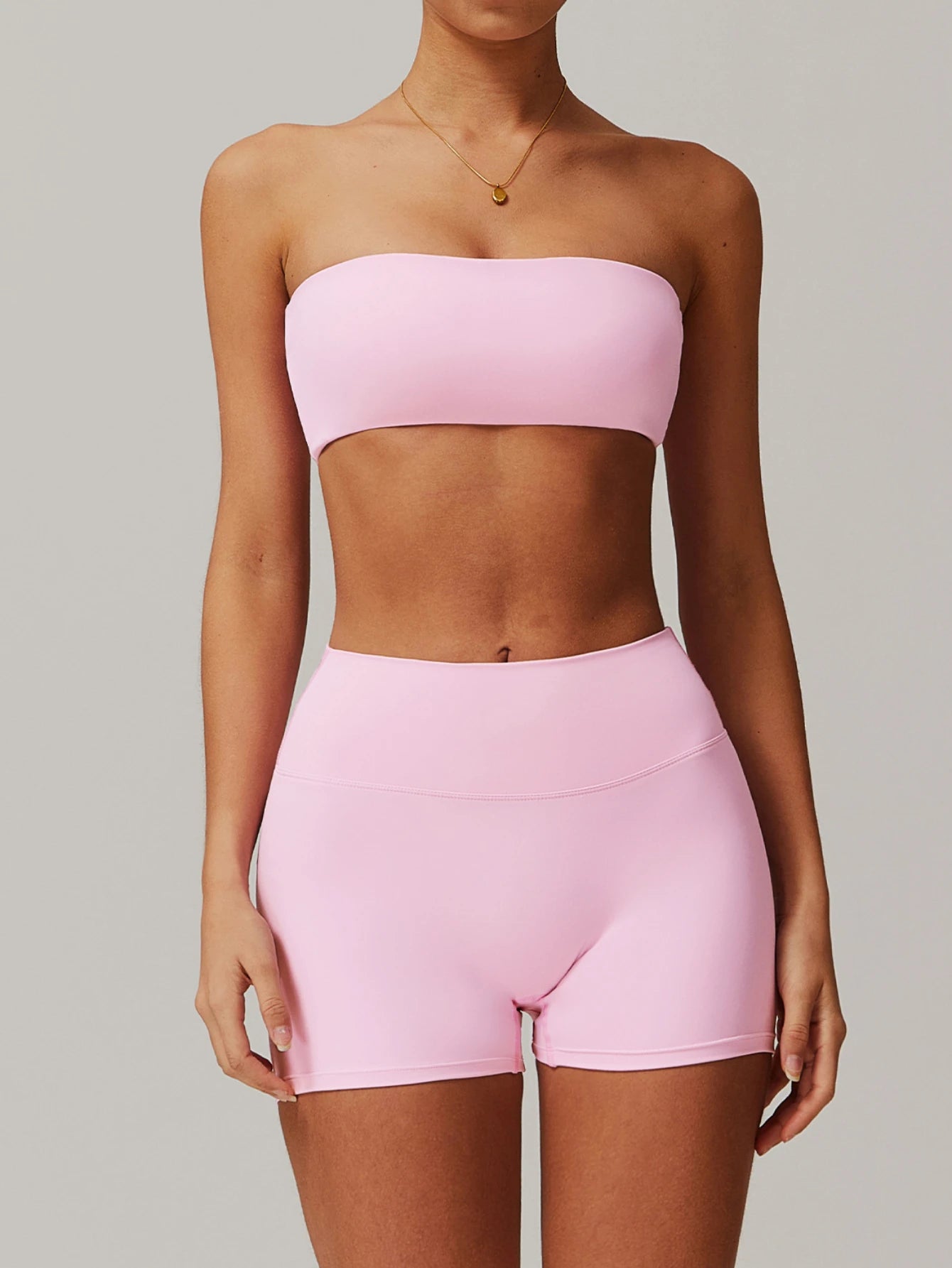 Yoga Set Women's Solid Color Sports