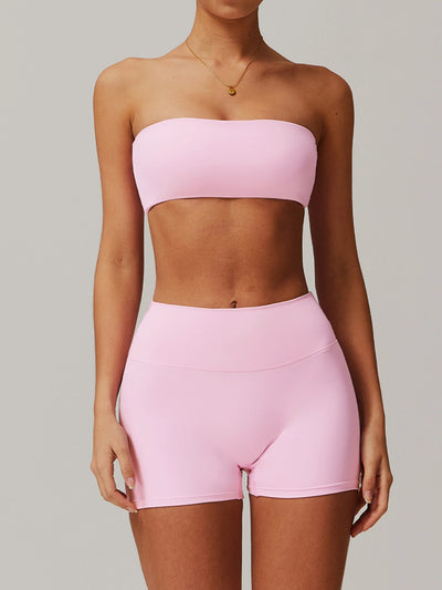 Yoga Set Women's Solid Color Sports