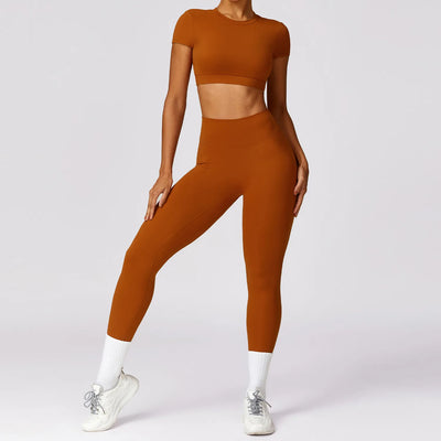 2 Pcs Seamless Yoga Suit