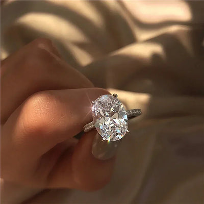 Oval Cut Ring for Women