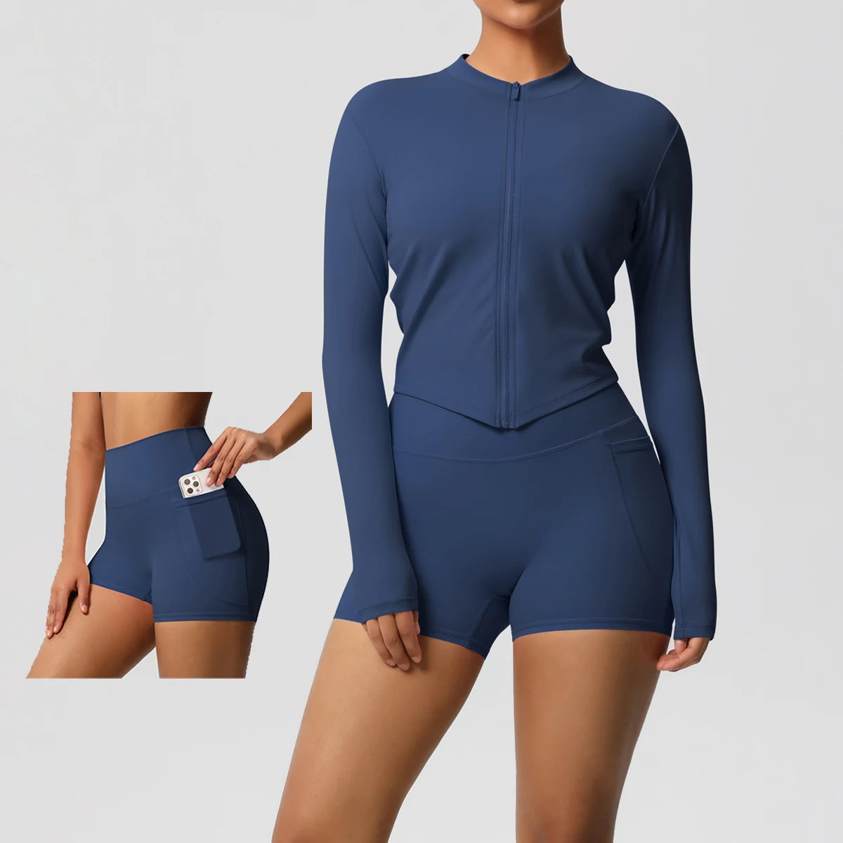 Yoga Sets With Pocketed Sports Fitness