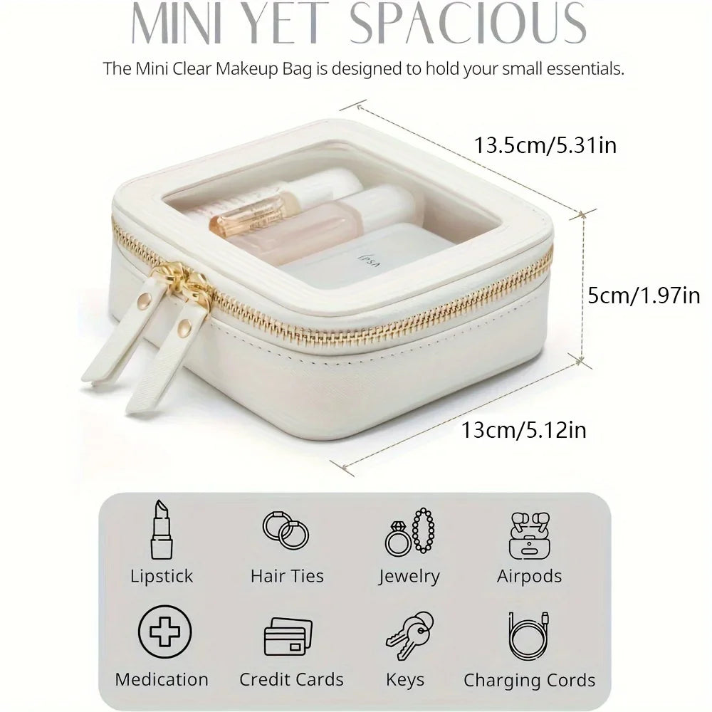 Small Cosmetic Bag for Purse Mini Makeup