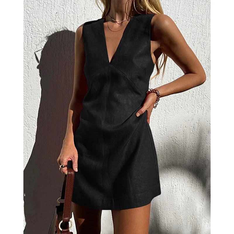 Vintage Linen Women's Dress