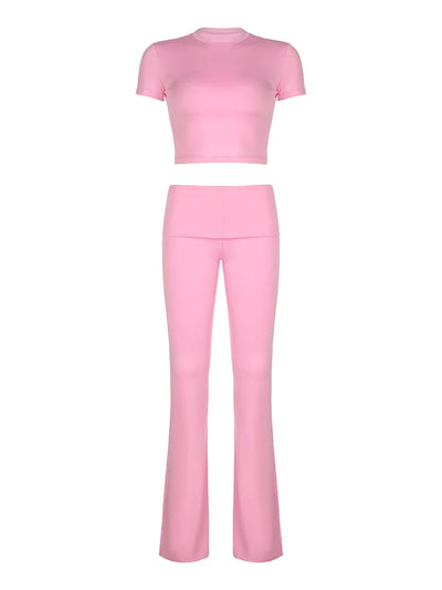 Gray Solid Slim Basic Sports Sexy 2 Pieces Yoga Sets Women