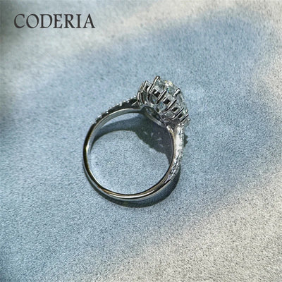 18K White Gold Plated 925 Sterling Silver Ring