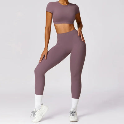 2 Pcs Seamless Yoga Suit