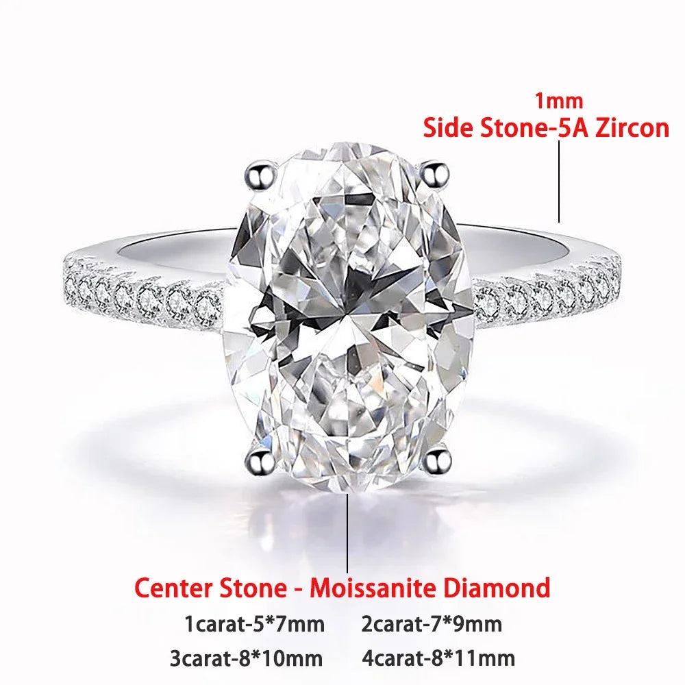 Oval Cut Ring for Women