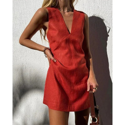 Vintage Linen Women's Dress