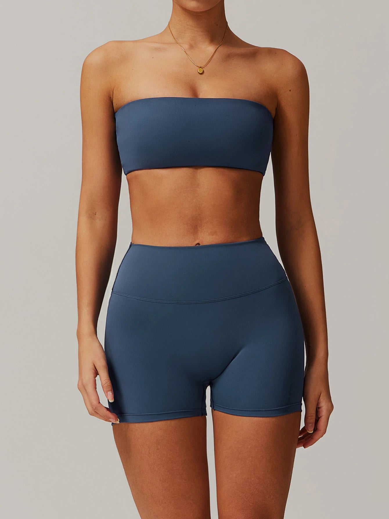 Yoga Set Women's Solid Color Sports