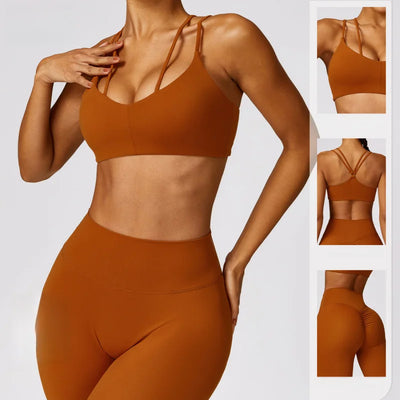 2 Pcs Seamless Yoga Suit