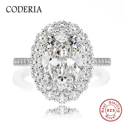 18K White Gold Plated 925 Sterling Silver Ring