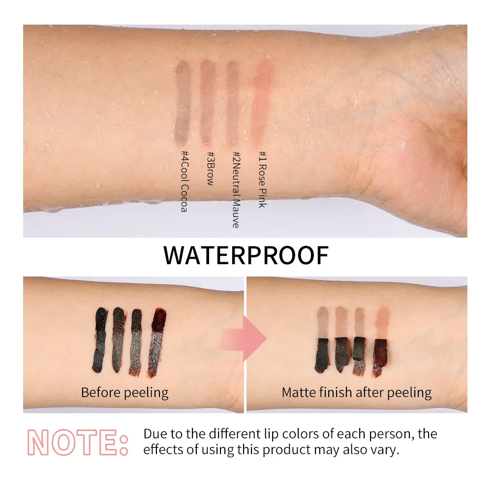 4 Colors Peel Off Lip Liner