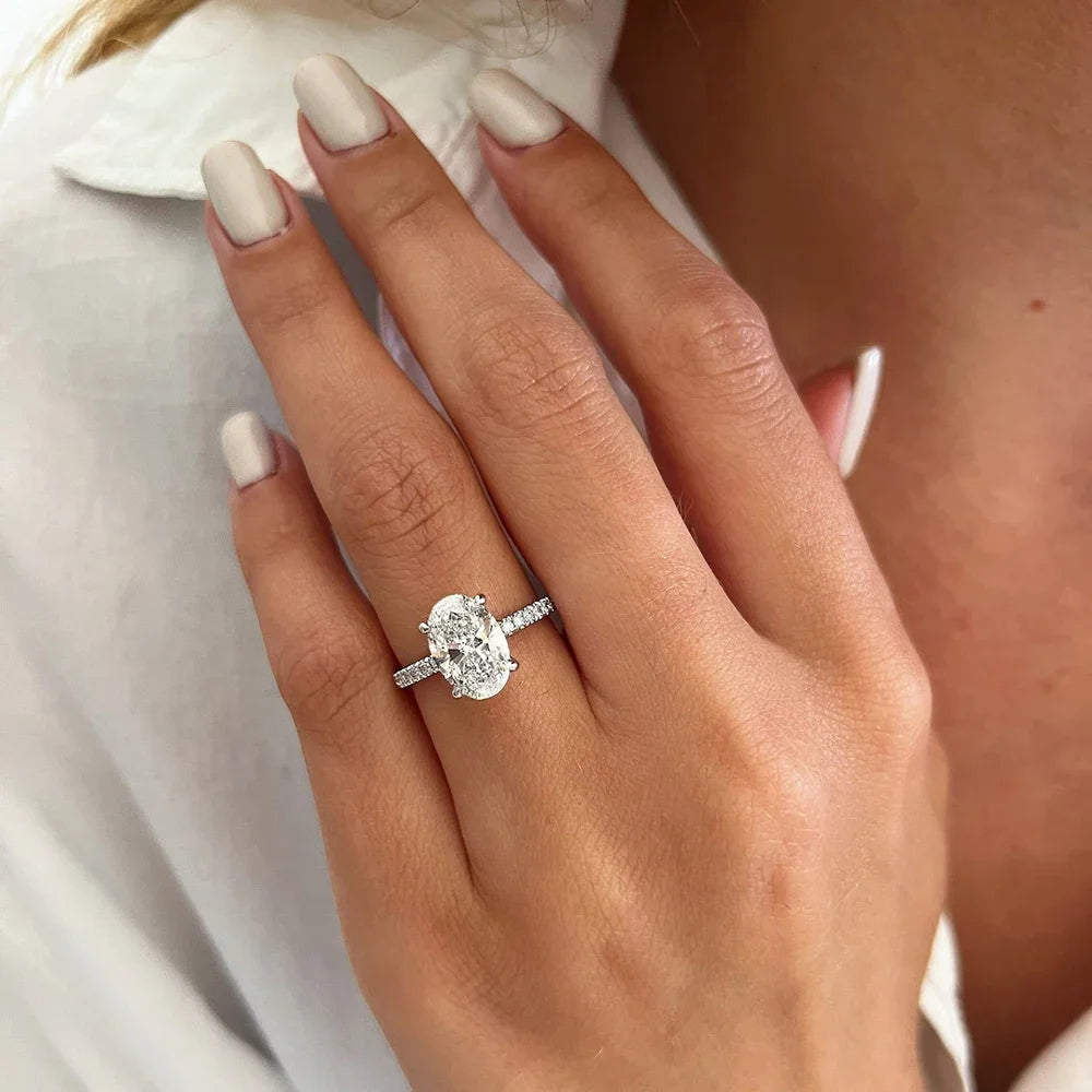 Oval Cut Ring for Women