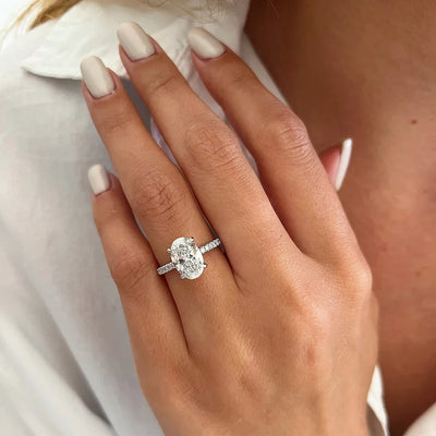 Oval Cut Ring for Women