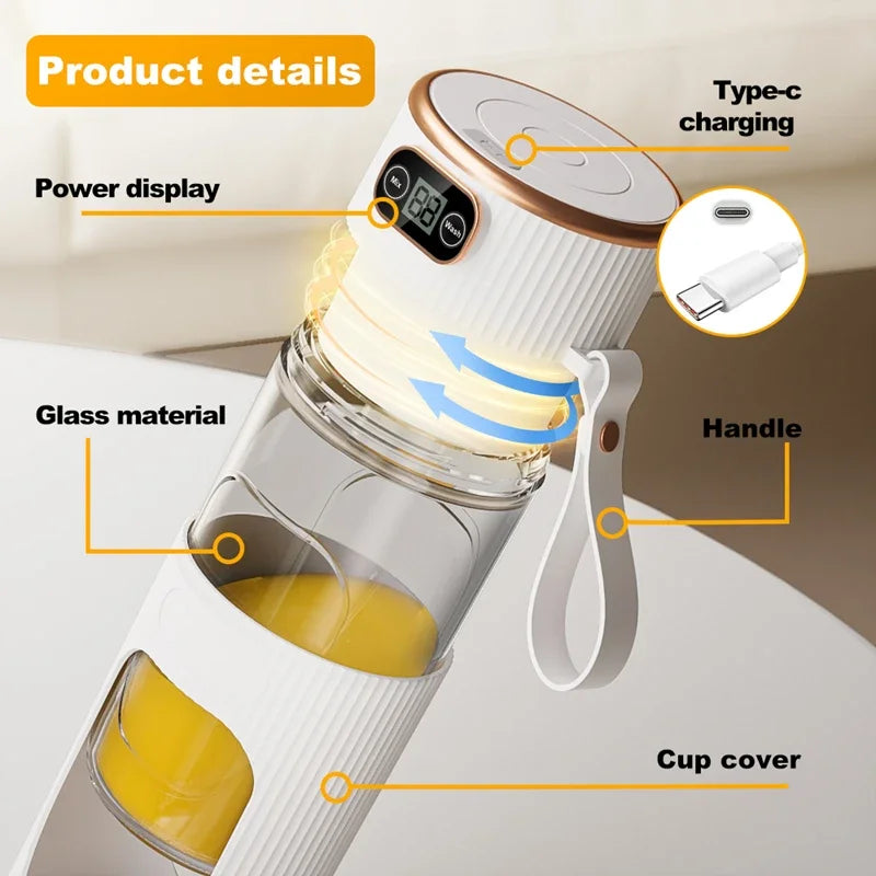 Electric Fruit Juicer Cup With Digital Display