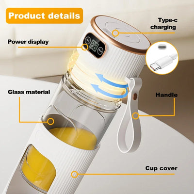 Electric Fruit Juicer Cup With Digital Display
